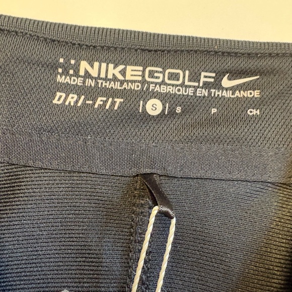 NWT Nike Golf Dri-Fit Short Sleeve collared Black button up women's size Small - Picture 6 of 15